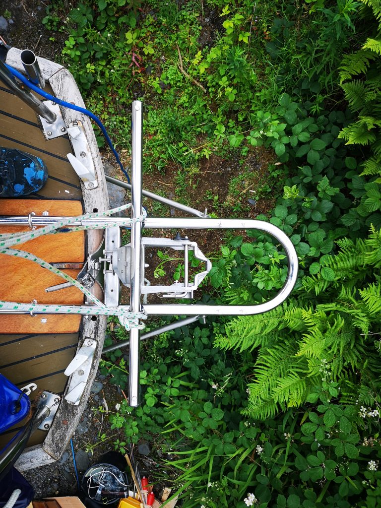 Windvane installation