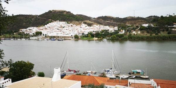 Guadiana River Autumn 2022 Looking across to San Lucar from Alcoutim